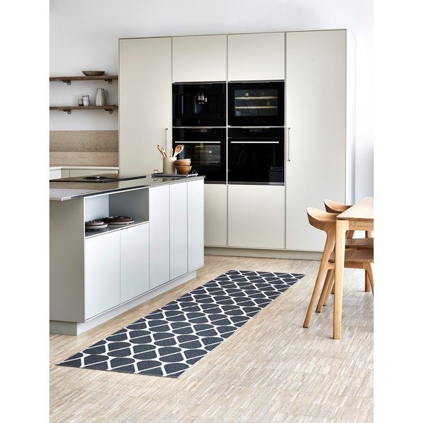 Temno siva notranja in zunanja preproga 70x50 cm Otis Granit – Pappelina-image-1