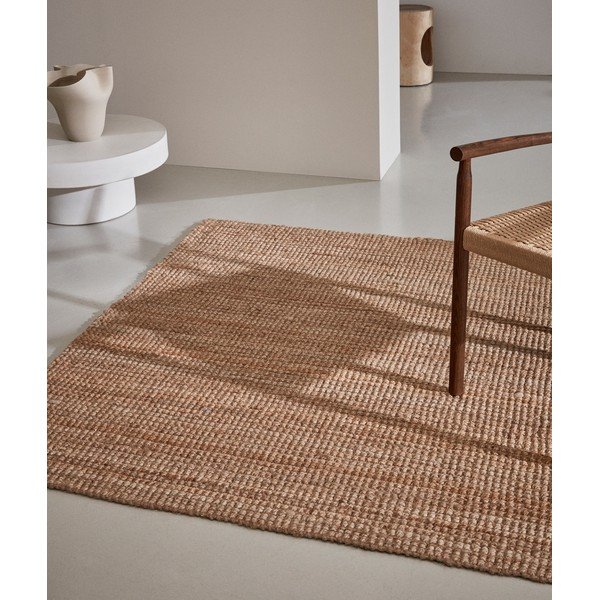 Ročno tkana preproga iz jute v naravni barvi 160x230 cm Madelin – Kave Home-image-1