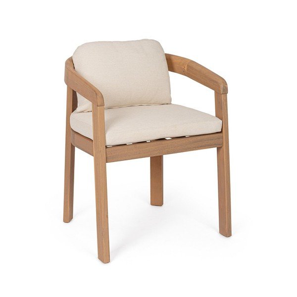 Vrtni stol iz masivnega lesa v naravni barvi Pablo – Bizzotto