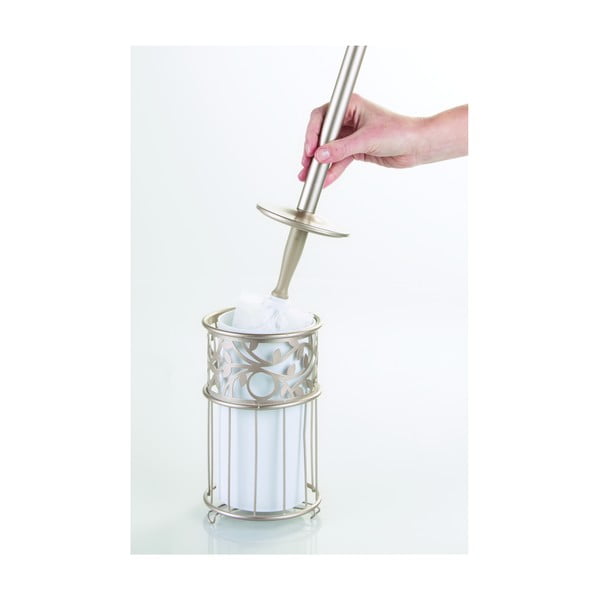 Kovinsko držalo za toaletni papir iDesign Vine, višina 41 cm-image-3