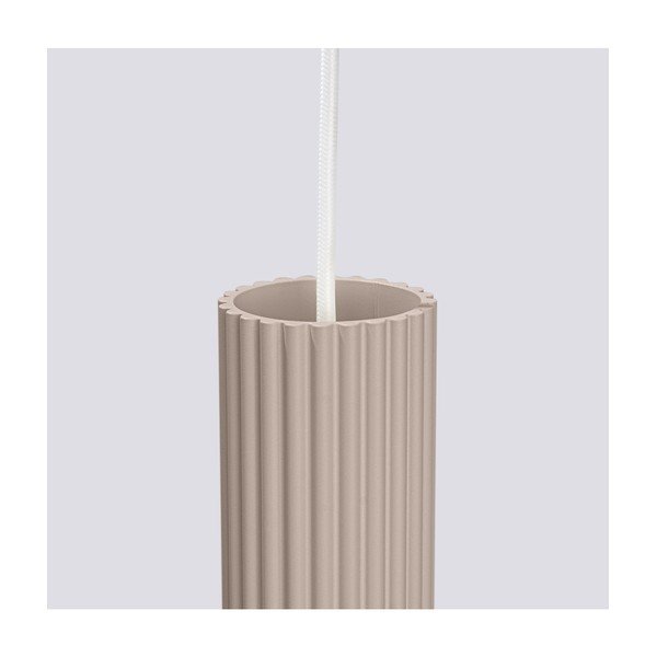 Sivorjava kovinska viseča svetilka Gleam – Sollux-image-4