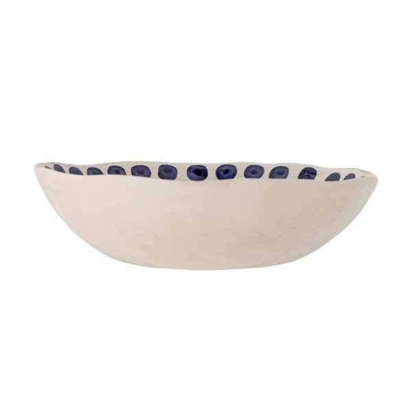 Temno modra/bež lončena servirna posoda ø 39 cm Shama – Bloomingville-image-2