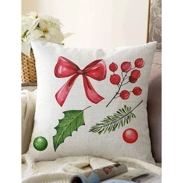 Prevleka za blazino z božičnim motivom 43x43 cm – Mila Home