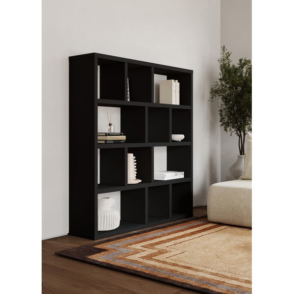 Črn regal 150x159 cm Berlin – TemaHome-image-1