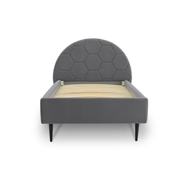 Siva otroška postelja 90x200 cm Mercury – Scandic-image-3