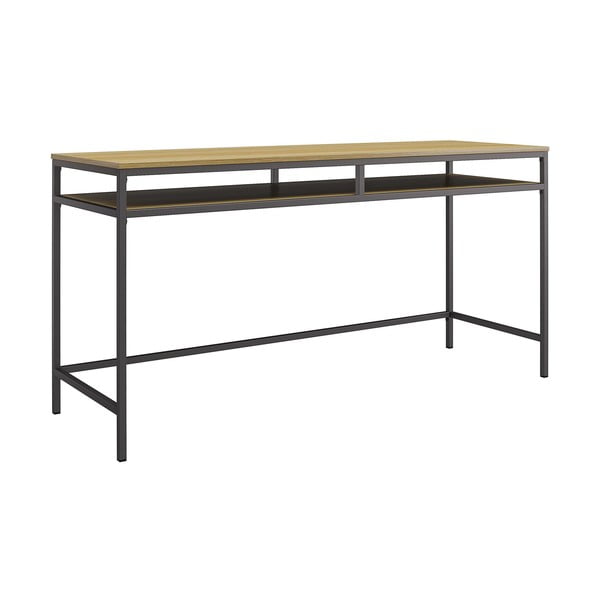 Pisalna miza z mizno ploščo v hrastovem dekorju 51x153 cm Bradford – Støraa-image-3