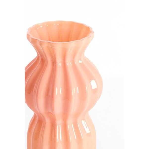 Rožnata steklena vaza (višina 28 cm) Terento – Light & Living-image-2