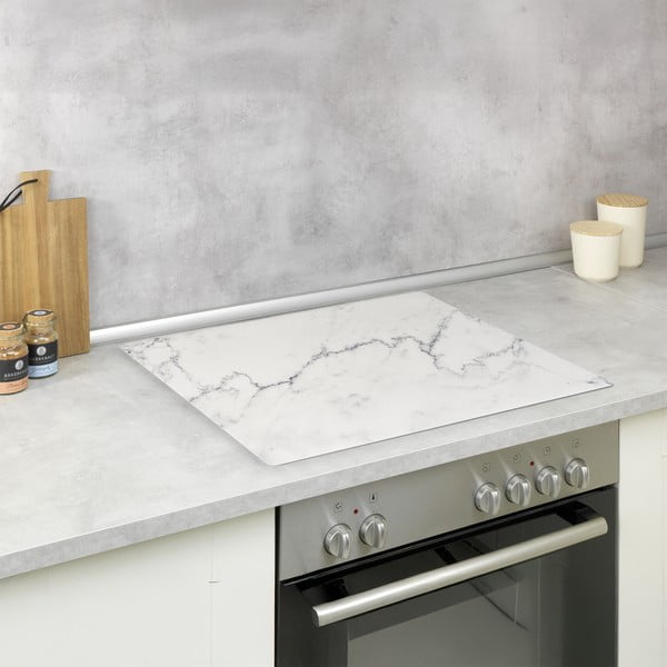Zaščitna plošča za štedilnik iz PVC-ja 60x52 cm Marble – Wenko-image-1