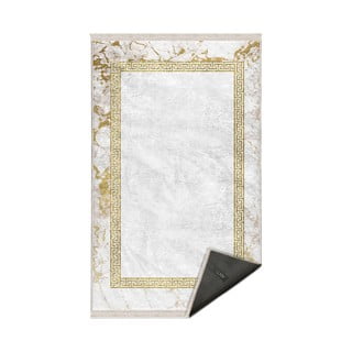 Preproga v beli in zlati barvi 120x180 cm - Mila Home