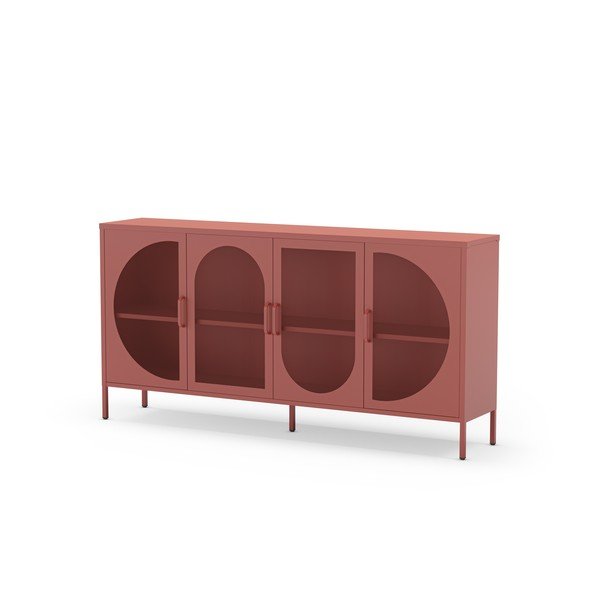 Opečnato oranžna komoda 160x90 cm Tayra – Marckeric-image-3