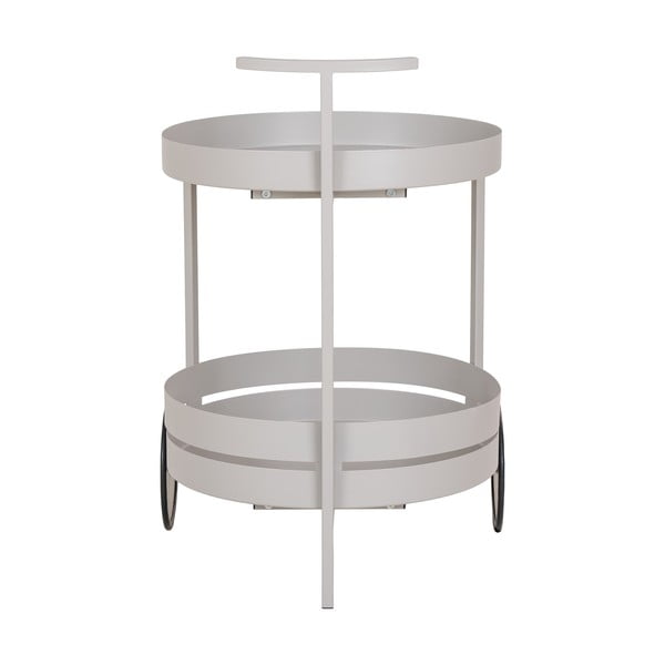 Kovinski servirni voziček na kolesih 40x49,5 cm Beja – House Nordic-image-3