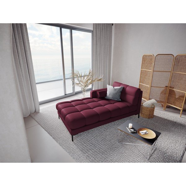 Temno rdeč ležalnik Cosmopolitan Design Bali, levi kot-image-4