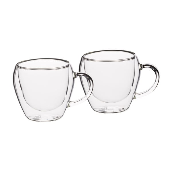 Dve stekleni skodelici za čaj Kitchen Craft Le'Xpress, 230 ml