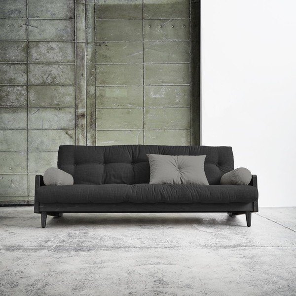 Raztegljiv kavč Karup Indie Black/Dark Grey/Granite Grey-image-1