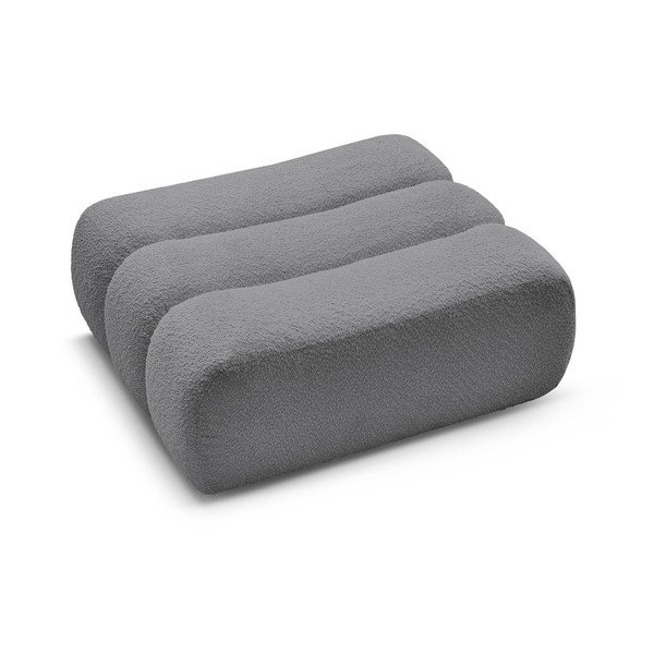 Siv tabure iz tkanine bouclé Azra – Bobochic Paris-image-3