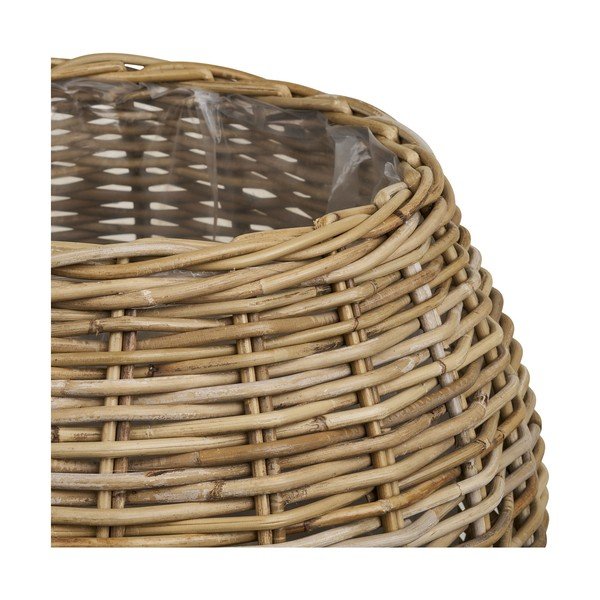 Okrasni cvetlični lonci v kompletu 2 ks iz ratana ø 57 cm Melaka – House Nordic-image-2