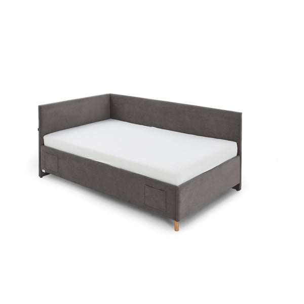 Antracitno siva otroška postelja 120x200 cm Cool – Meise Möbel