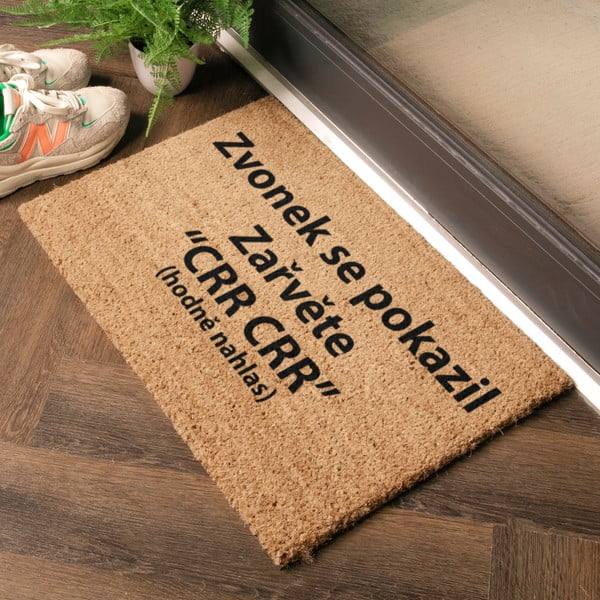 Predpražnik iz kokosovih vlaken 40x60 cm Crr Crr – Artsy Doormats-image-1