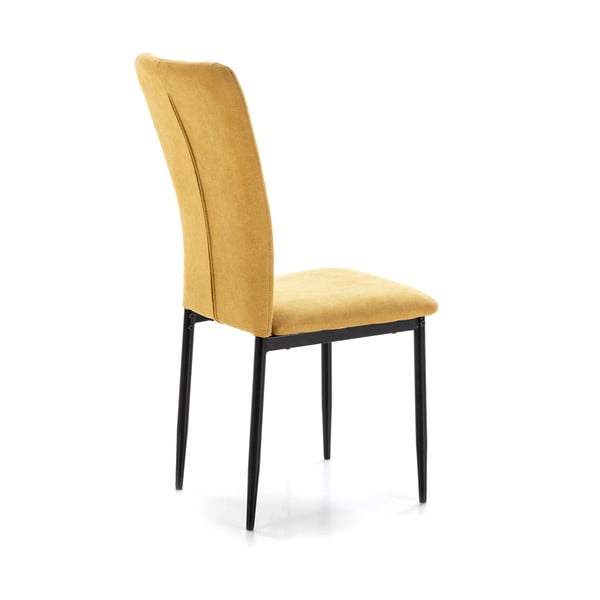 Gorčično rumeni jedilni stoli v kompletu 4 ks Holly – Marckeric-image-3