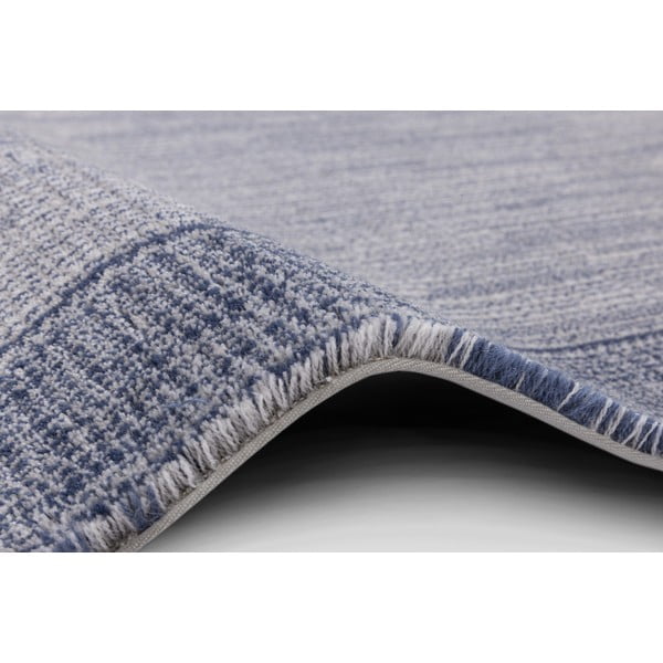 Temno modra volnena preproga 200x300 cm Linea – Agnella-image-2