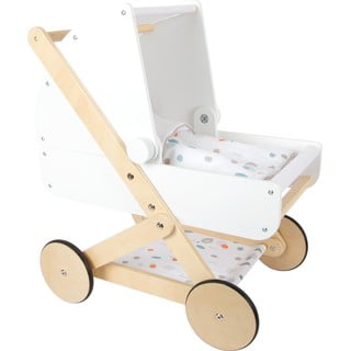 Otroški leseni voziček Legler Little Button