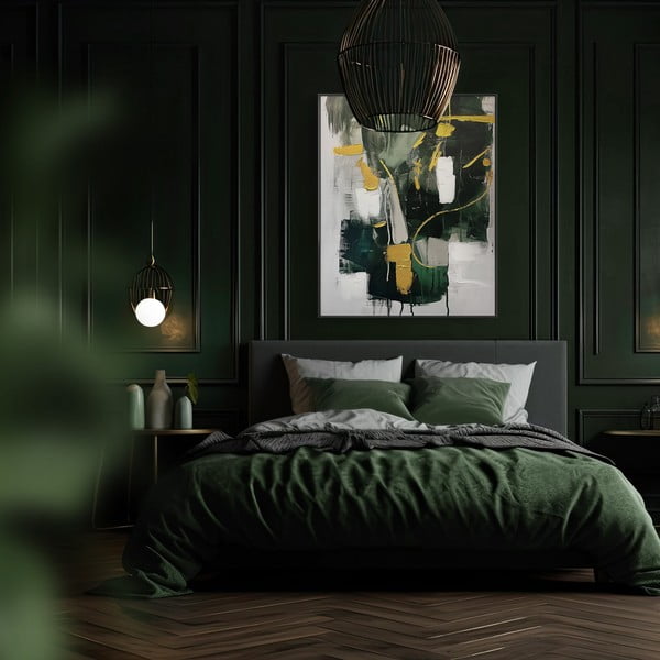 Slika z ročno naslikanimi elementi 70x100 cm For – Styler-image-2