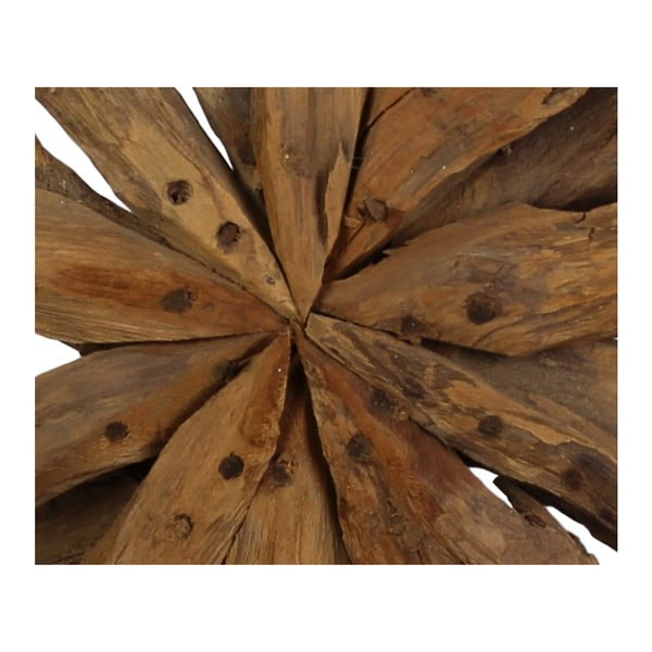 Dekoracija iz tikovega lesa HSM collection Sunflower, 40 x 50 cm-image-3