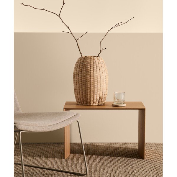 Vaza iz ratana v naravni barvi (višina 40 cm) Zilna – Kave Home-image-2