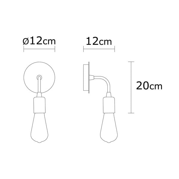 Stenska svetilka v zlati barvi Harput – Opviq lights-image-3