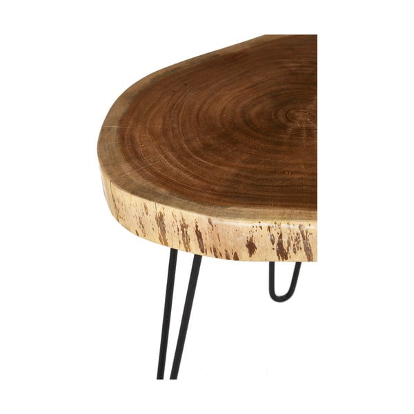 Stranska mizica z mizno ploščo iz akacije 46x48 cm Nandri – Premier Housewares-image-4