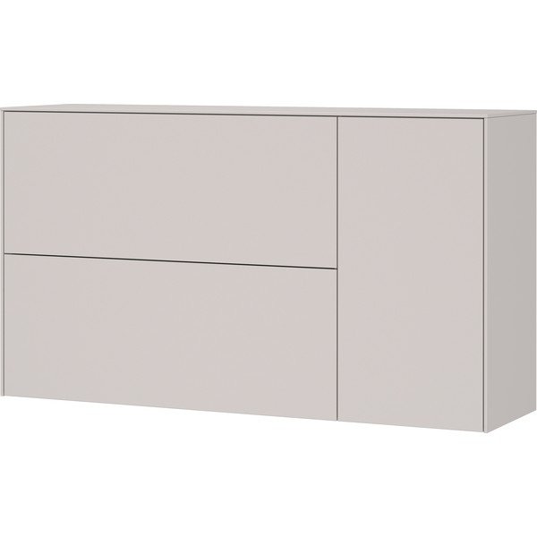 Kremno bela stenska omarica za čevlje 137x78x41 cm – Germania