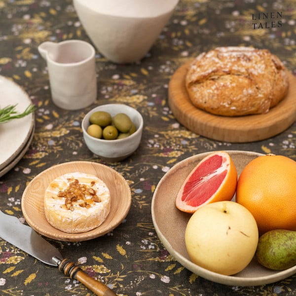 Lanen namizni prt 140x250 cm Woodland – Linen Tales-image-2