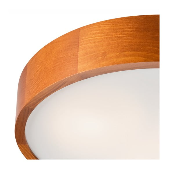 Stropna svetilka v konjak rjavi barvi s steklenim senčilom ø 47 cm Eveline – LAMKUR-image-3