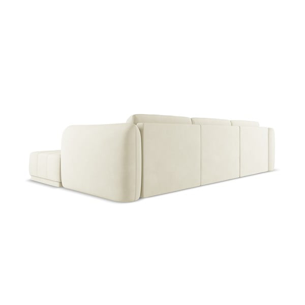 Bela kotna sedežna garnitura (desni kot) Hoku – Makamii-image-4