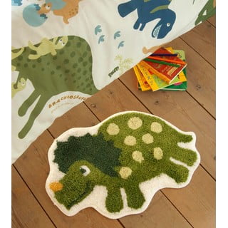 Zelena otroška preproga z motivom dinozavrov Catherine Lansfield Dino, 50 x 80 cm