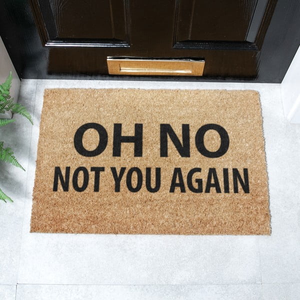 Predpražnik iz kokosovih vlaken 40x60 cm Not You Again – Artsy Doormats-image-2