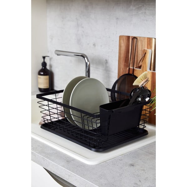 Črn odcejalnik za posodo Wenko Drip-image-1