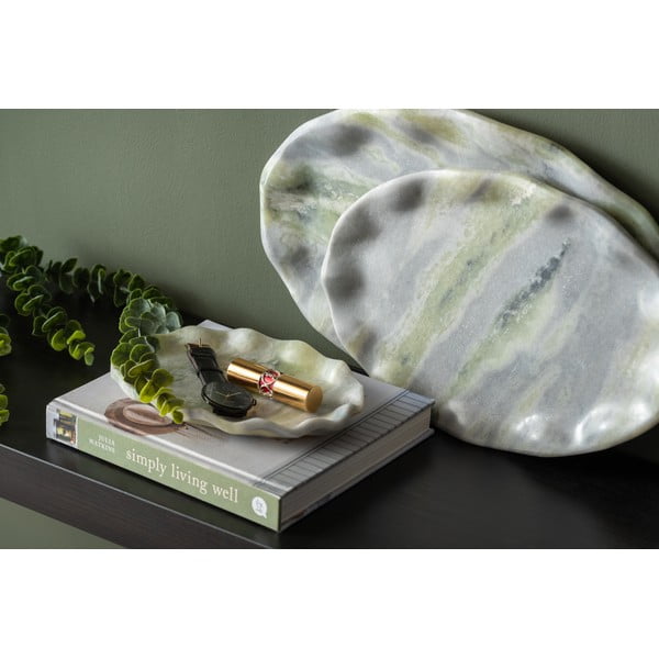 Marmorni dekorativni pladenj 25x40 cm Waved – PT LIVING-image-1