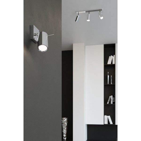 Kovinsko točkovno svetilo v srebrni barvi 6x30 cm Etna – Sollux-image-4