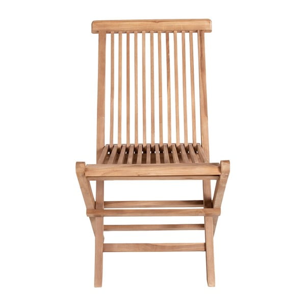 Vrtni stoli iz masivnega lesa v naravni barvi v kompletu 2 ks Toledo – House Nordic-image-2