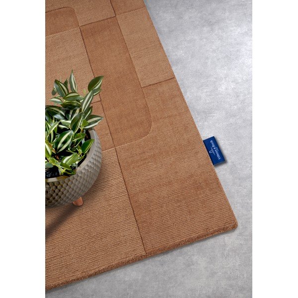 Rjav ročno tkan volnen tekač 80x250 cm Charlotte – Villeroy&Boch-image-2