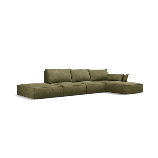 Zeleni kotni kavč (desni kot) Vanda - Mazzini Sofas-image-2