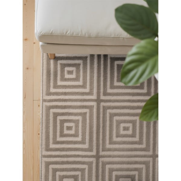 Bež/kremno bela preproga 120x170 cm Perles Tourmaline – Elle Decoration-image-3