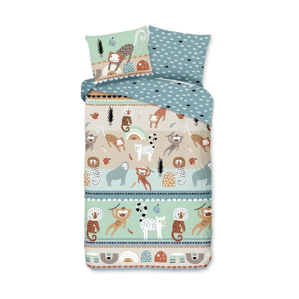 Enojna podaljšana bombažna otroška posteljnina 140x220 cm Play – Good Morning