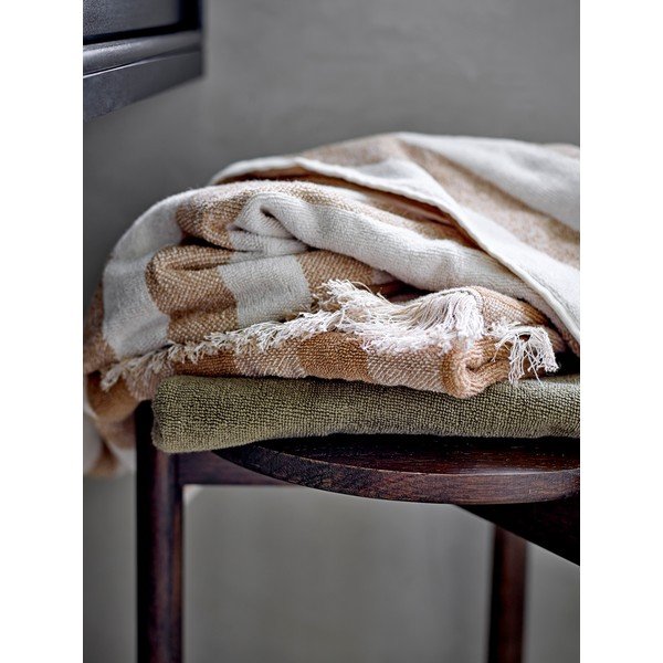 Rjava/bež bombažna brisača 50x100 cm Elaia – Bloomingville-image-4