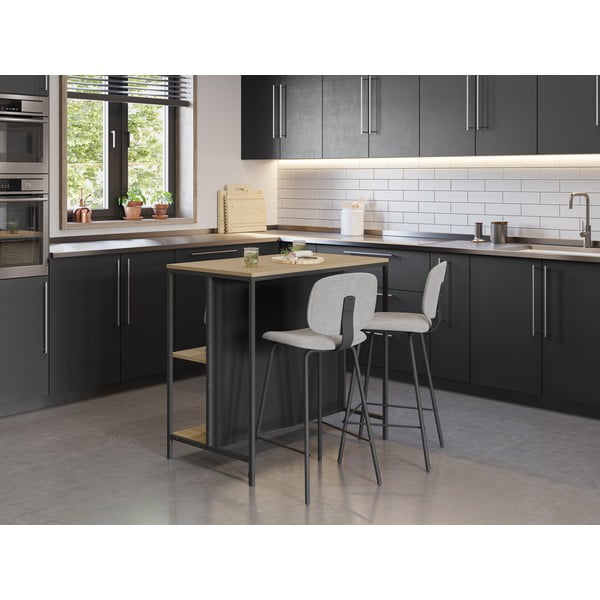 Barska miza v hrastovem dekorju 60x100 cm Sagi – Marckeric-image-3