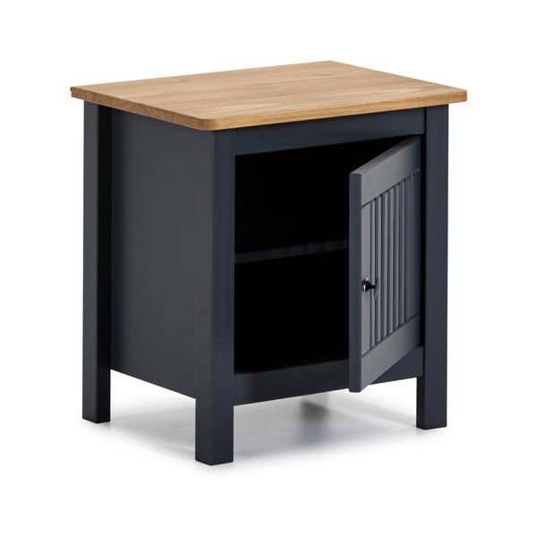 Siva lesena nočna omarica Marckeric Bruna-image-4