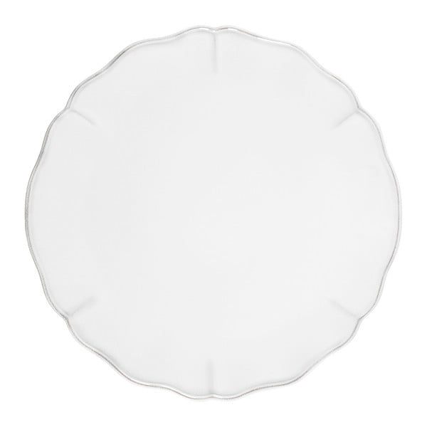 Beli lončeni krožnik Costa Nova Alentejo, ⌀ 34 cm