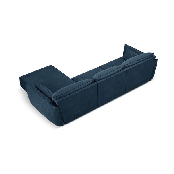 Temno moder kotni kavč (desni kot) Vanda - Mazzini Sofas-image-3
