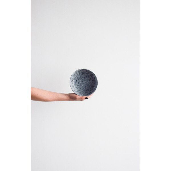 Bela-črna kamnita posoda ÅOOMI Mess, ø 15 cm-image-1